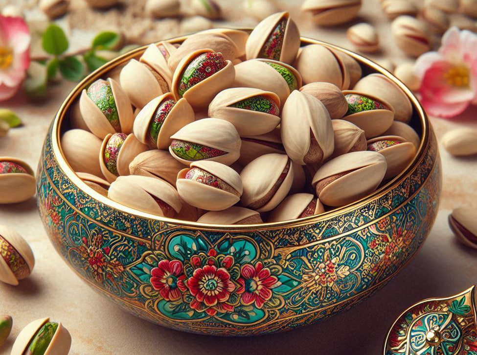 پسته در مراسم‌های ایرانی: از آجیل شب یلدا تا شیرینی‌های عید نوروز