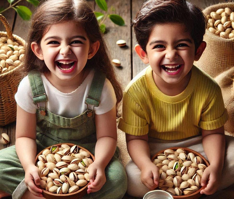 پسته یک میانوعده سالم برای کودکان