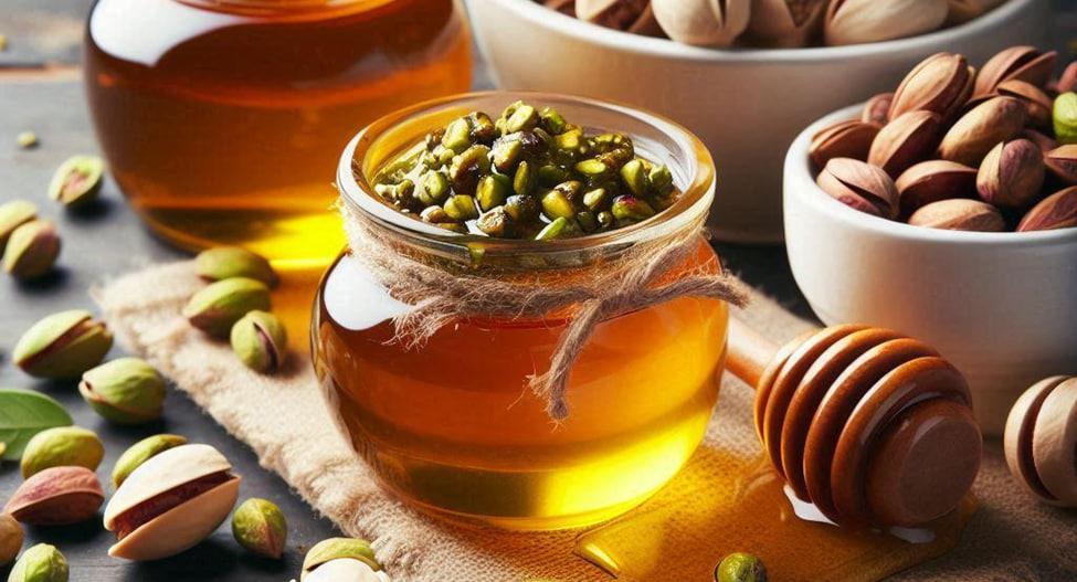 سس عسل و پسته؛ ترکیب طلایی شیرینی و عطر مغزها