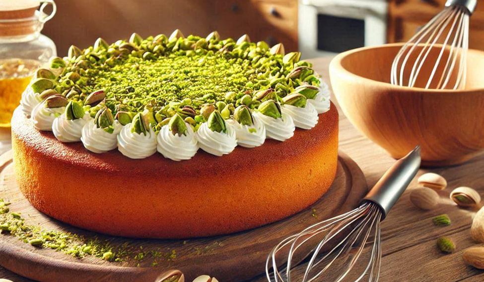 طرز تهیه کیک پستهای خوشمزه