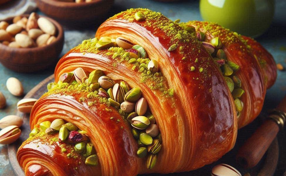 کروسانت پستهای؛ شیرینی خوشمزه از فرانسه