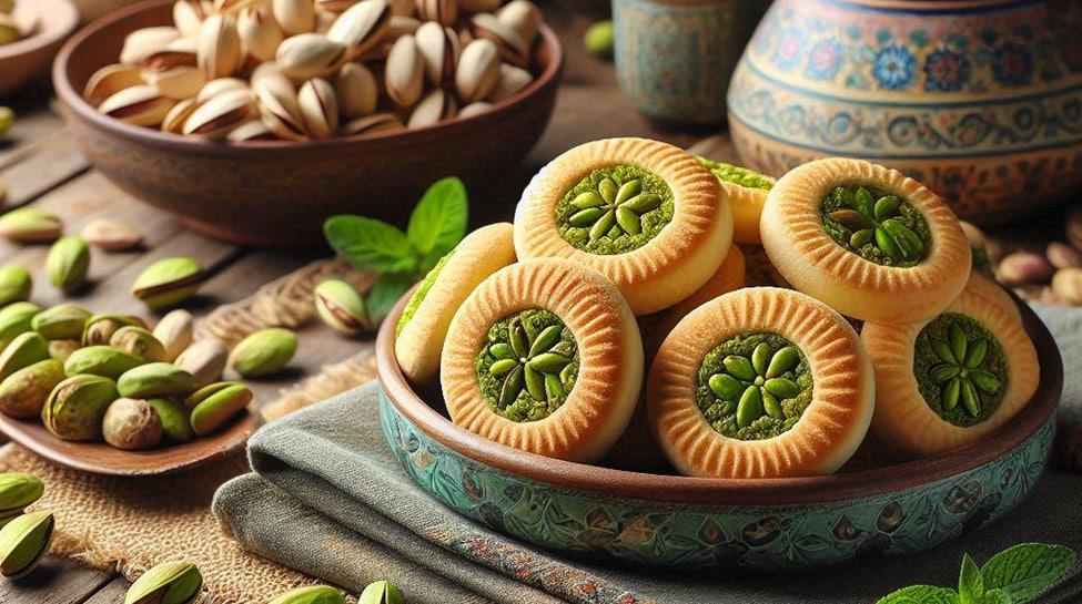 کلوچه پستهای کرمانی؛ طعمی اصیل از دل فرهنگ سنتی کرمان